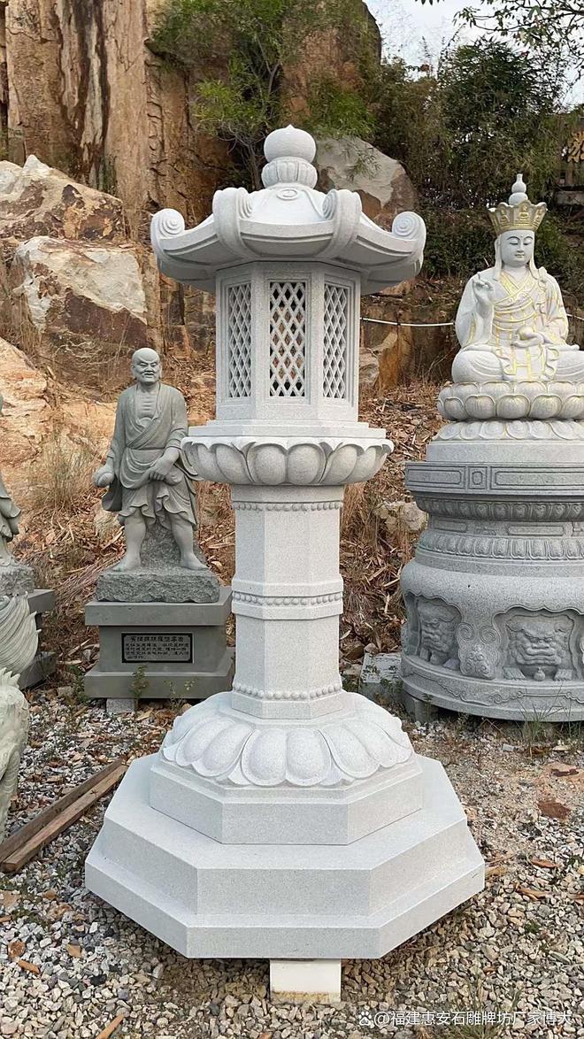 石雕灯笼雕刻中的细节表现(图3)